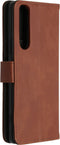 iMoshion Hoesje Geschikt voor Sony Xperia 1 II Hoesje Met Pasjeshouder - iMoshion Luxe Bookcase - Bruin