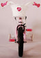Volare Ashley - Kinderfiets - 14 inch - Handrem en zijwieltjes - Roze