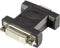 Renkforce RF-4212234 - DVI / VGA Adapter - 1x DVI-bus 24+5-polig naar 1x VGA-stekker - Zwart