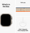 Apple Watch Ultra 2 - GPS + Cellular - 49mm - Titanium kast met Trail Loop Oranje/Beige (S/M)