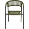 Nagano - Stapelstoel - Aluminium frame - Groen