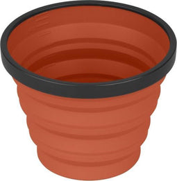 Sea To Summit - Campingmok - X-mug 480 - Ml Siliconen - Roestbruin - Opvouwbaar