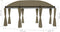 vidaXL - Prieel - met - gordijnen - 180 - g/m² - 520x349x255 - cm - taupe