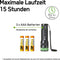 GP LED Zaklamp C31 - 300 Lumen - Aluminium antislip - Zwart met groen