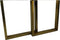 Tafelpoten U-model Set van 2 - 72x10x69 - Antique gold - Metaal