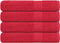 vidaXL - Handdoeken - 4 - st - 100x200 - cm - 360 - g/m² - 100% - katoen - rood