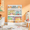 SoBuy KMB45-W - Kinderplank - 3 Planken - Wit 58x18x81cm