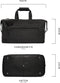 Echt Lederen Weekender Tas - Nature Zwart - 41L