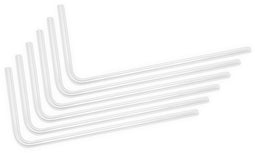 EK Water Blocks EK-Loop Hard Tube 14mm 0.8m Pre-Bent 90° - Acrylic (6pcs)