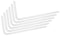 EK Water Blocks EK-Loop Hard Tube 14mm 0.8m Pre-Bent 90° - Acrylic (6pcs)