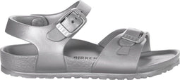 Birkenstock Rio EVA - Kinderslippers - Smal fit - Silver - Maat 33