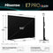 Hisense 100E7Q PRO - Ultra HD TV - 100 inch - 144Hz Game Mode PRO - Zwart