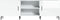 vidaXL - Tv-meubel - 150x30x50 - cm - bewerkt - hout - hoogglans - wit