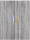 vidaXL - Wandkast - 69,5x34x90 - cm - grijs - sonoma - eikenkleurig