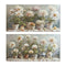 Schilderij Home ESPRIT Bloempot Traditioneel 120 x 3 x 60 cm (2 Stuks)
