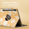 imoshion Tablet Hoes Geschikt voor Samsung Galaxy Tab S9 11.0 inch FE Plus - imoshion 360° Draaibare Design Bookcase 2.0 - Meerkleurig /Yellow Flowers