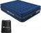 Juskys Sapri L - Zelfopblaasbaar Luchtbed - 2 Persoons - 197 x 154 x 45 cm - Blauw