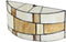 Coloured by Art Roundabout Small - Wandlamp/Plafonnière - Geometrisch design - Oker