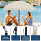WOLTU GSS0007be01 - Balkon parasol 135 cm - UPF 50+ UV bescherming - Beige