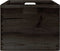vidaXL - Houten - kist - met - handvatten - 40x30x23 - cm - massief - grenenhout - zwart