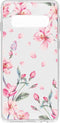 Hoesje Geschikt voor Samsung Galaxy S10 Plus Hoesje Siliconen - Design Backcover siliconen - Meerkleurig / Blossom Watercolor Pink