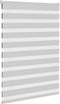 vidaXL - Zebra - rolgordijn - 100x150 - cm - stofbreedte - 95,9 - cm - lichtgrijs