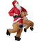 Kerstman Kostuum - Opblaasbaar - One Size Universeel - Rood