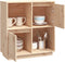vidaXL - Dressoir - 74x35x80 - cm - massief - grenenhout