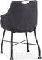 MX Sofa Eetkamerstoel Promise - Antraciet (set van 2 stoelen)