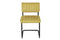 Feel Furniture - Luxe stoel - Ribbon - Okergeel - 1stuk