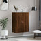vidaXL - Wandkast - 69,5x34x90 - cm - bruin - eikenkleur