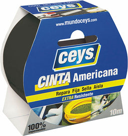 Ducttape Ceys Zwart (10 m x 50 mm)