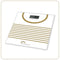 Elektronische personenweegschaal LITTLE BALANCE Marinière Gold - elektronische weegschaal - 180 kg/100 g - Design Marinière Gold