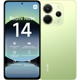 Xiaomi Redmi Note 14 4G - Groen - 256 GB - Fysieke simkaart + eSIM