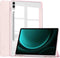 imoshion Tablet Hoes - Geschikt voor Samsung Galaxy Tab S9 11.0 inch Plus / Galaxy Tab S9 11.0 inch FE Plus / Galaxy Tab S10 Plus - Trifold Hardcase Bookcase - Roze