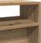 vidaXL - Wandtafel - 105x30x80 - cm - bewerkt - hout - artisanaal - eikenkleur