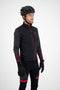 Rogelli Wire - Winterjack - Winddicht en waterafstotend - Zwart/Rood XL