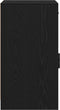 vidaXL - Dressoir - in - Zwart - Eiken - 40x41x75 - cm - Gelaagd - Hout