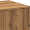 vidaXL - Apothekerskast - 30x41x77,5 - cm - bewerkt - hout - artisanaal - eikenkleur