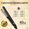JC Stijltang - Keramische Coating - 8 Warmtestanden - Zwart/Goud