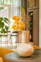 Mica Decorations Boyd Vaas - H36 x Ø25 cm - Stevig ontwerp - Beige