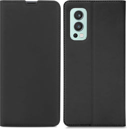iMoshion Hoesje Geschikt voor OnePlus Nord 2 Hoesje Met Pasjeshouder - iMoshion Slim Folio Bookcase - Zwart