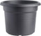 Elho Green Basics Cilinder 55 - Bloempot voor Buiten - Ø 54.3 x H 41.2 cm - Living black