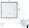 Iggual PSIMS200 - Projectiescherm - 200 x 200 cm - Wit