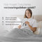 CozySense® - Verzwaringsdeken 9 kg - Dubbelzijdig - Grijs