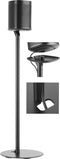 VVD Gaming Vloerstandaard - 25x25x72cm - Aluminium - Zwart