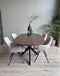 Old Inn - Eettafel Mango walnoot Deens ovaal 240x110cm met spinpoot