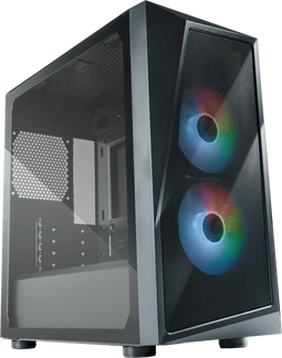 Cooler Master CMP 320 - Micro-ATX Behuizing - Gehard glas zijpaneel - Mesh frontpaneel