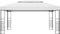 vidaXL - Prieel - met - LED-lichtslinger - 4x3x2,7 - m - wit