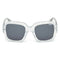 Victoria's Secret PK0010 5421A - Zonnebril - Zilverkleurig/Grijs - 54 mm